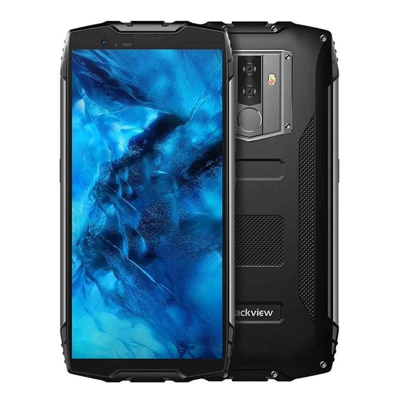 Смартфон Blackview BV6800 Pro IP68 IP69K Face ID 5," FHD 4 Гб+ 64 Гб 16,0 Мп мобильный телефон Восьмиядерный Android 8,0 NFC 4G мобильный телефон - Цвет: Black
