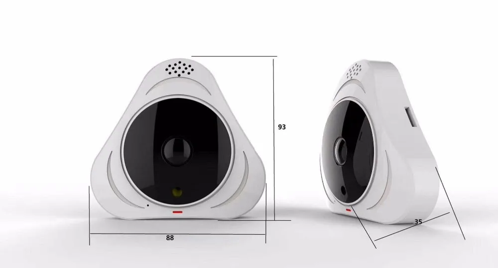 360 градусов панорамная Беспроводная IP-камера 1080P дистанционное управление через