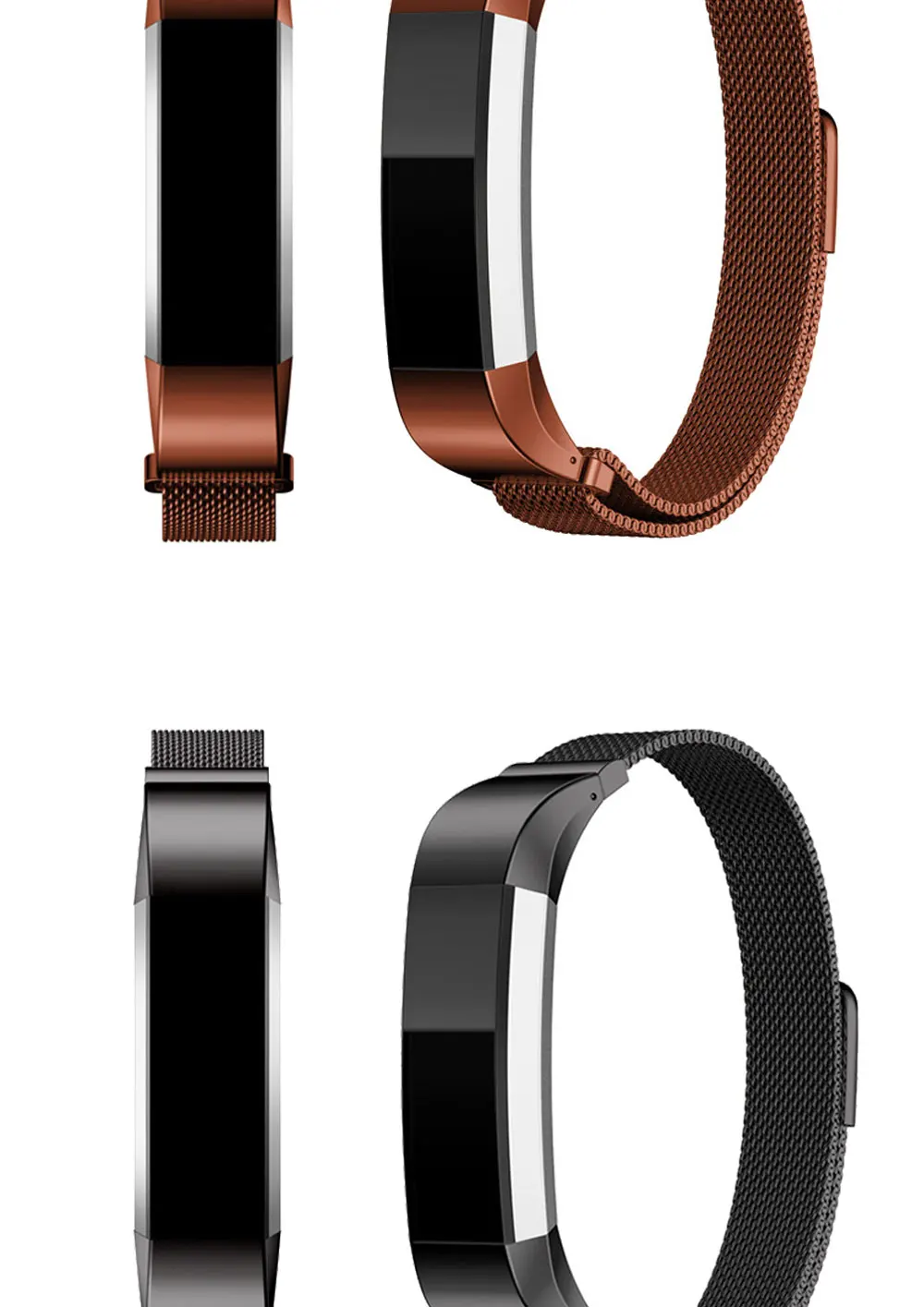 Миланские браслеты из нержавеющей стали, сменный ремешок для Fitbit, фитнес, Alta HR, браслет, ремешки для Fit bit Smart Alta Ace