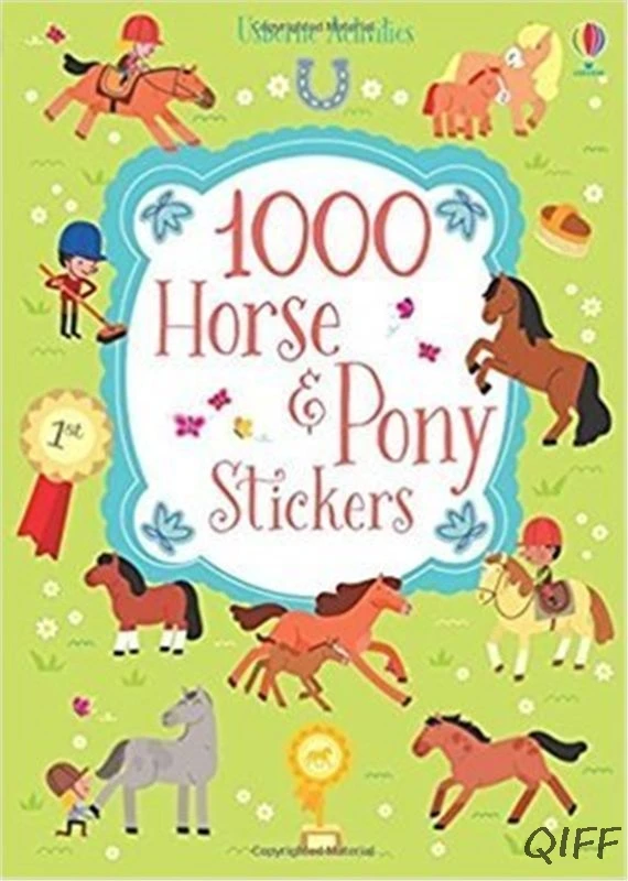 3 Children 1000 Reusable Cartoon Stickers/ Kids Baby Animal/Dinosaur/Princess/ Sticker Books For Kindergarden Schools - Цвет: 3