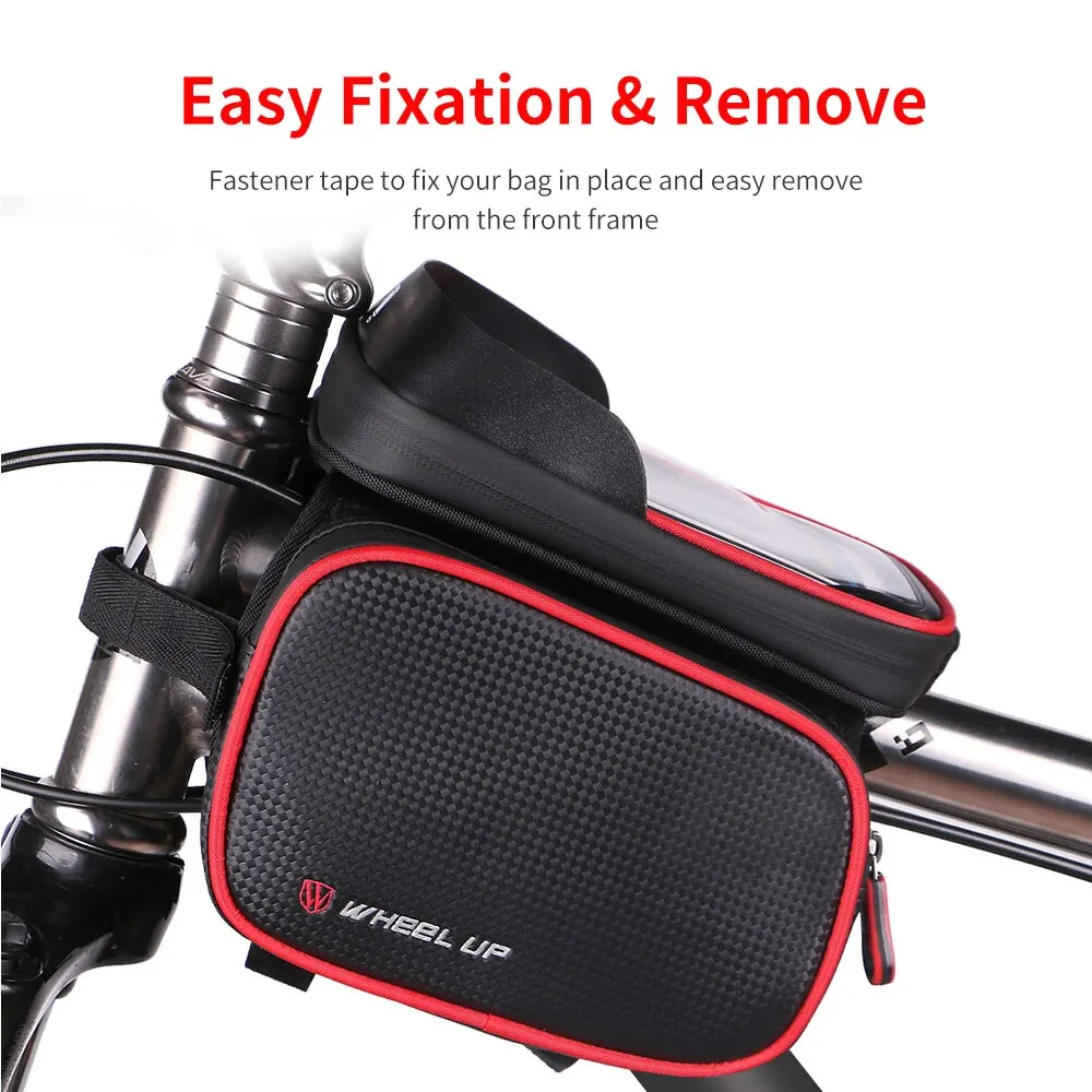 Водонепроницаемая велосипедная сумка для телефона на верхнюю трубу