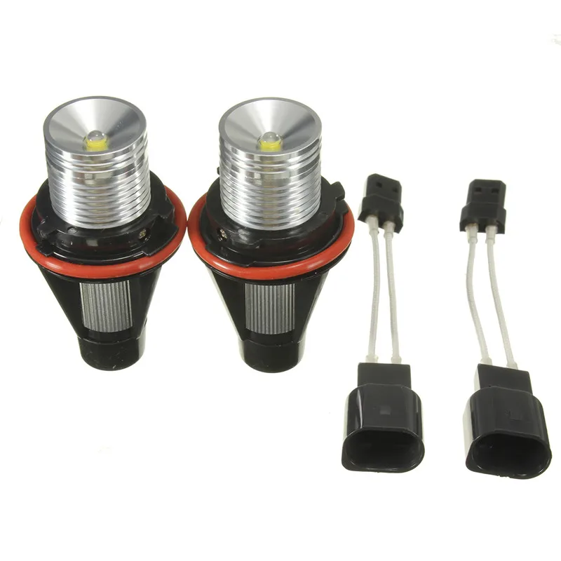 1 пара 10 Вт Ангельские глазки световая Фара ксенон белый светодиодное кольцо с