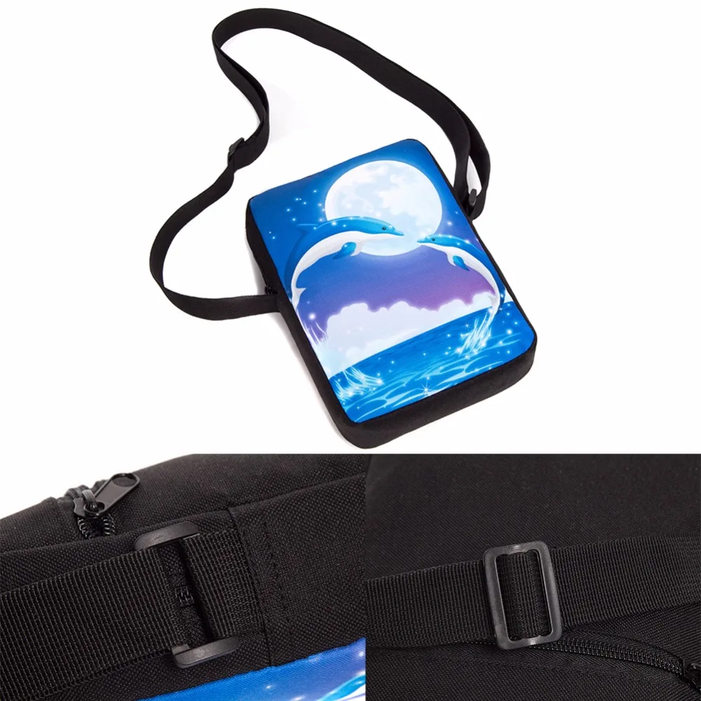 

Colorful Life Print Women Casual Shopping Shoulder Purse Cute Children Messenger Bag Travel Sling Cross body Bag Free Shipping