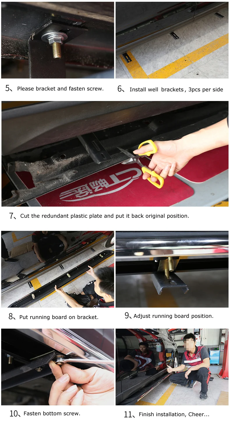 Новое поступление Беговая доска nerf для AUDI Q5 2009 2010 2011 2012 2013, уплотненный кронштейн, нагрузка 250 кг