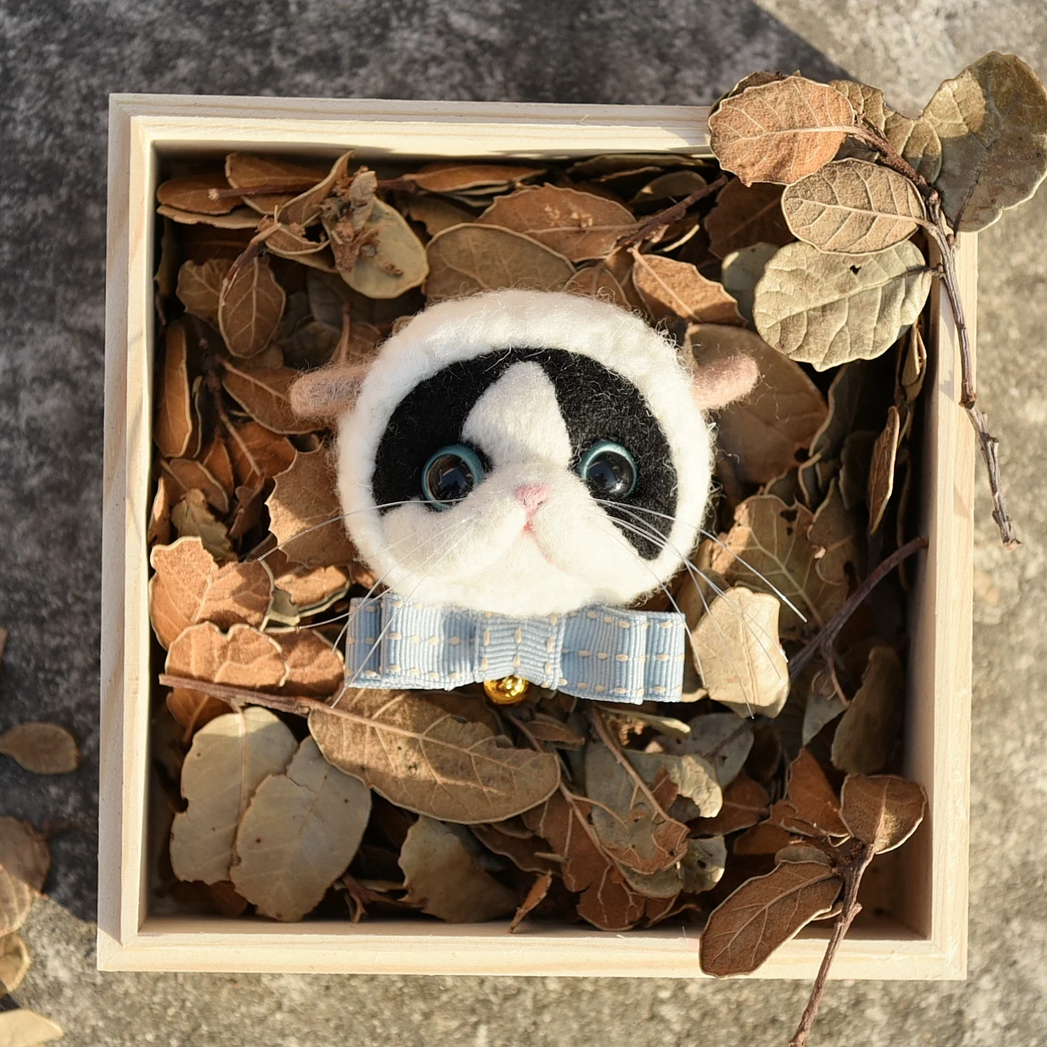 Ватный Войлок набор для рукоделия красивый милый кот котенок Брошь булавка