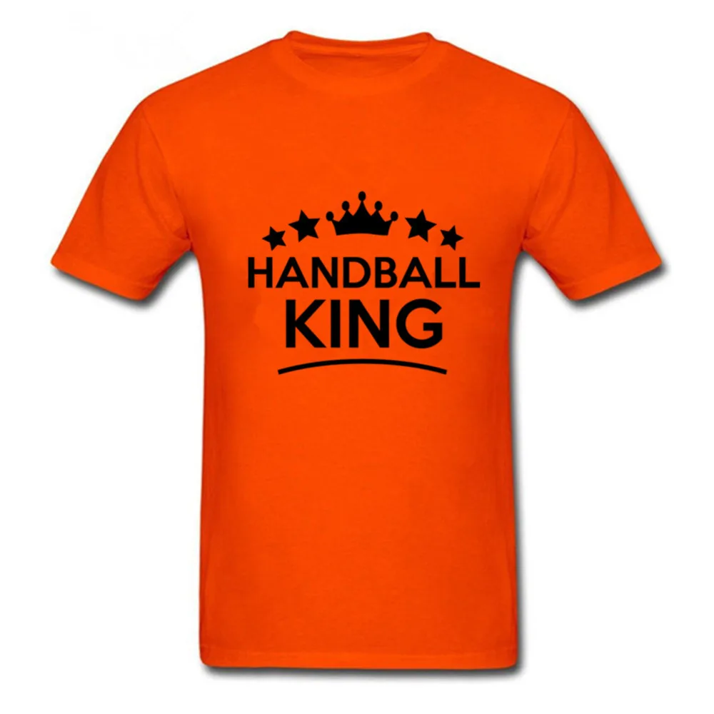 Футболка мужская с надписью Handball King модная тенниска в стиле хип-хоп майка