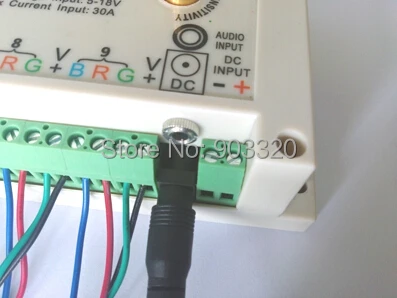 Музыка/аудио/микрофон синхронизация красный зелёный синий светодиодный