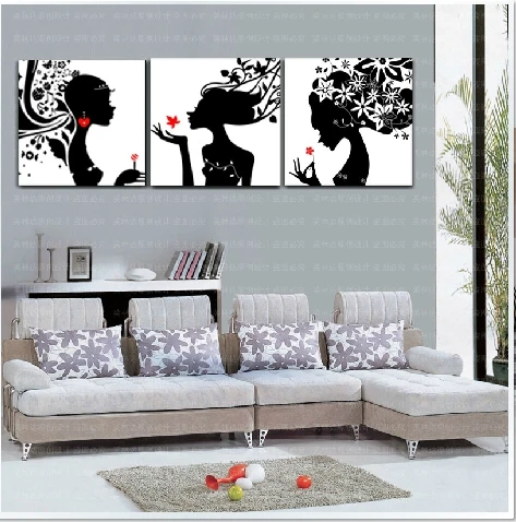 Фабричный магазин Набор для вышивки крестиком красивая девушка ангел черный