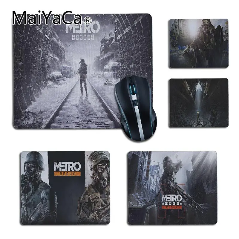 

MaiYaCa High Quality Metro 2033 Wallpaper Office Mice Rubber game gamer Mouse Pad gaming Mouse pad PC Computer mat desk mat
