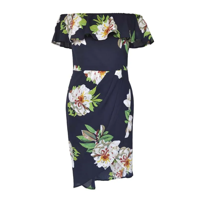 Летнее шифоновое платье с оборками для женщин пляжное миди женское сексуальное