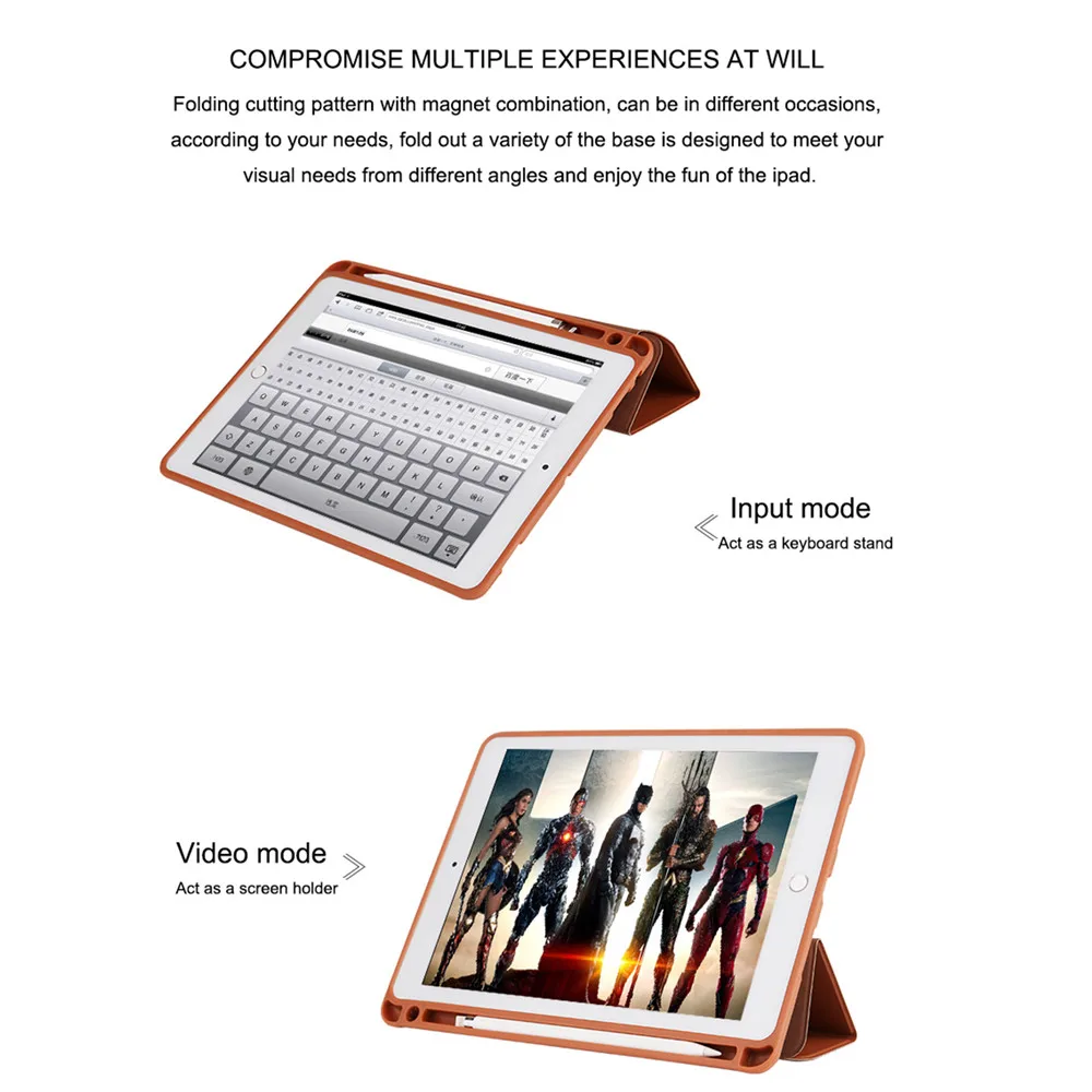 Защитный чехол из искусственной кожи 7 9 дюйма для Apple iPad Mini 5 2019 с держателем