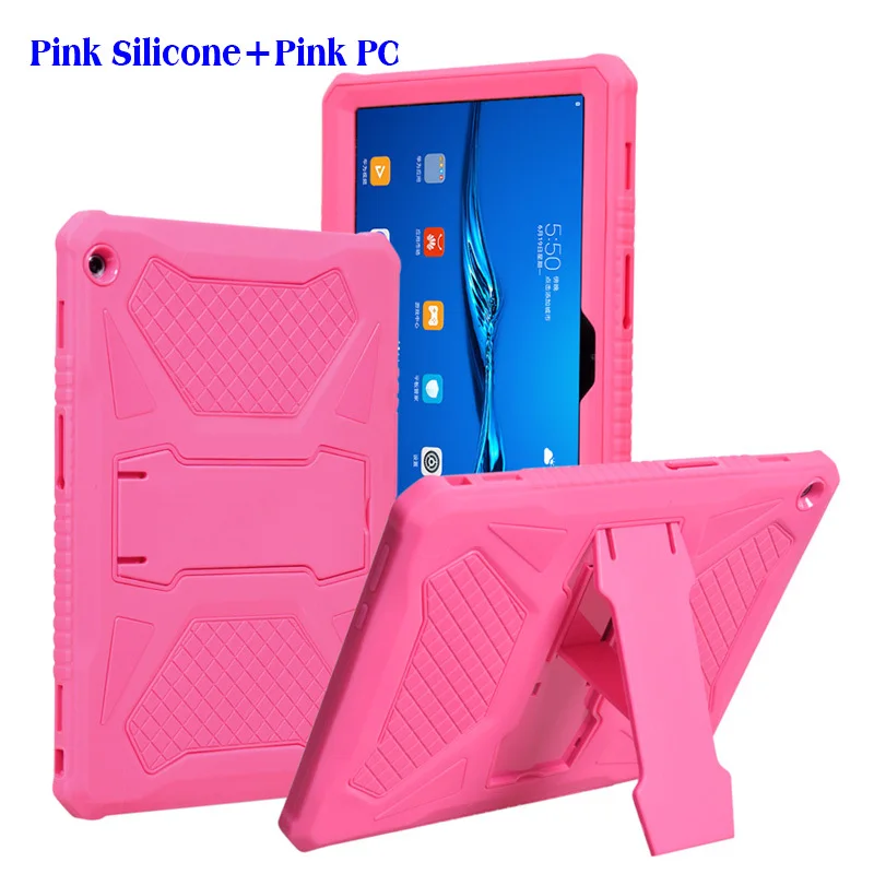 PC и силиконовый чехол для MediaPad T5 10 AGS2-W09/L09/L03/W19 10,1 ''сверхпрочный защитный чехол для huawei MediaPad T5 10 Funda+ Flim - Цвет: 6