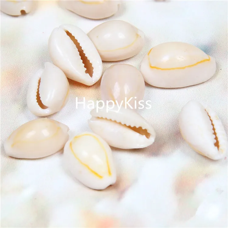 

HappyKiss 200pcs/lot 10-20mm Natural cute sea shells idea for fish tank decoration and home decoration seashells crafts conch