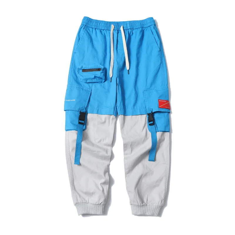 

Streetwear Cargo Men Pants 2020 Spring New Hip Hop Joggers Men Multi-pocket Cotton Casual Men Trousers