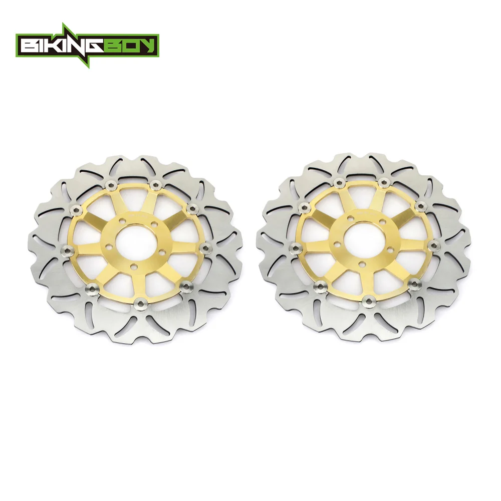 BIKINGBOY для KAWASAKI ZX9R 2000-2001 ZZR 1100 90-03 ZR Zephyr/RS ZXR 750 ZRX 1200 R S передние тормозные диски