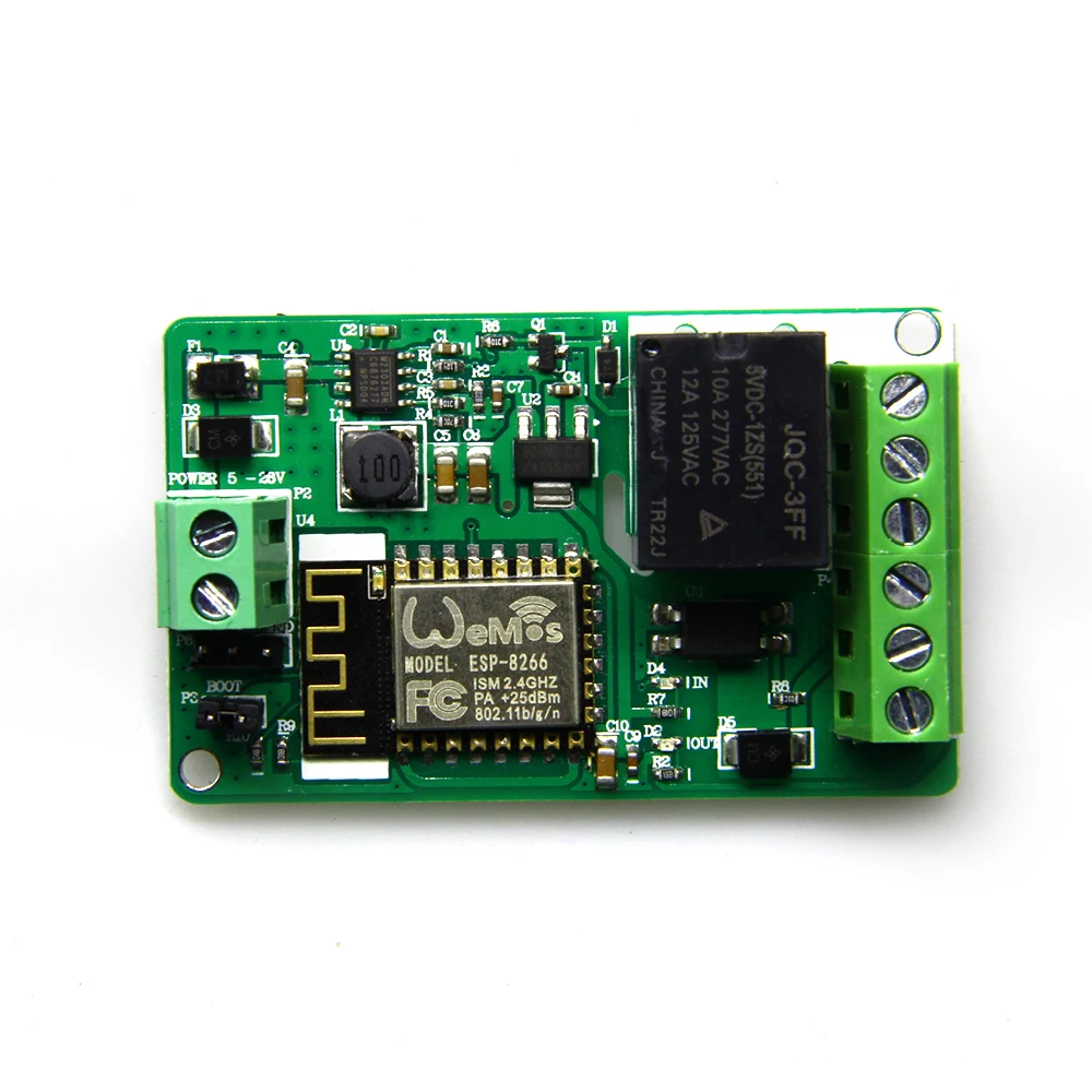 ESP8266 WIFI контроль релейного переключателя модуль сетевого реле WiFi макетной платы |