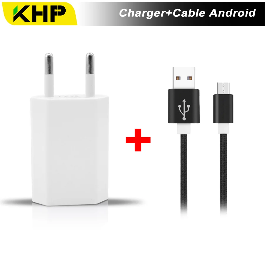 2019 KHP комплекты USB зарядное устройство Micro кабель для samsung Galaxy S5 S6 S7 Android ЕС телефон