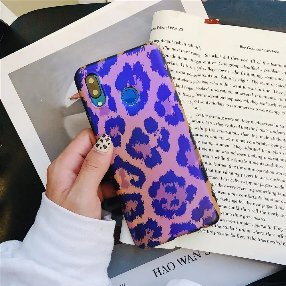 Eleteil градиент Леопардовый принт телефонный чехол для iPhone 6 S 7 8plus X XR XS Max лазерная