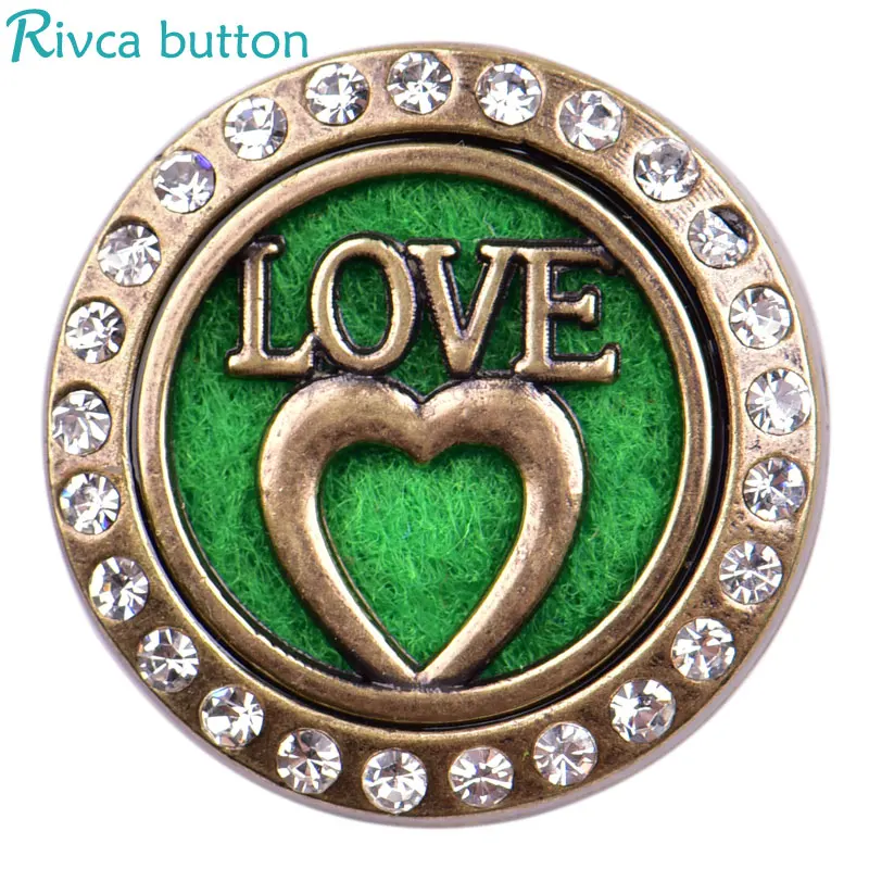 14 стилей D03665 новинка rivca защелкивающаяся искусственная медальон сердце дерево