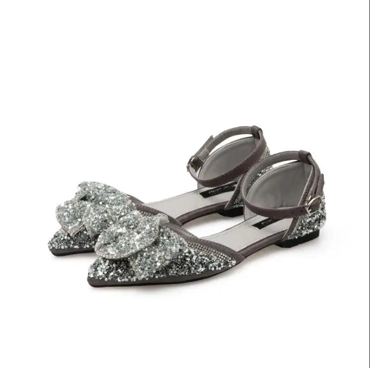 Женская обувь высокого качества женская на плоской подошве модная с острым