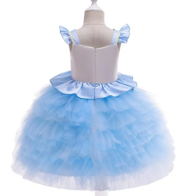 

Halloween Girls Unicorn Costume Kids Birthday Party Cake Tutu Dresses Ball Gown Children Christmas Carnival Clothing Vestido