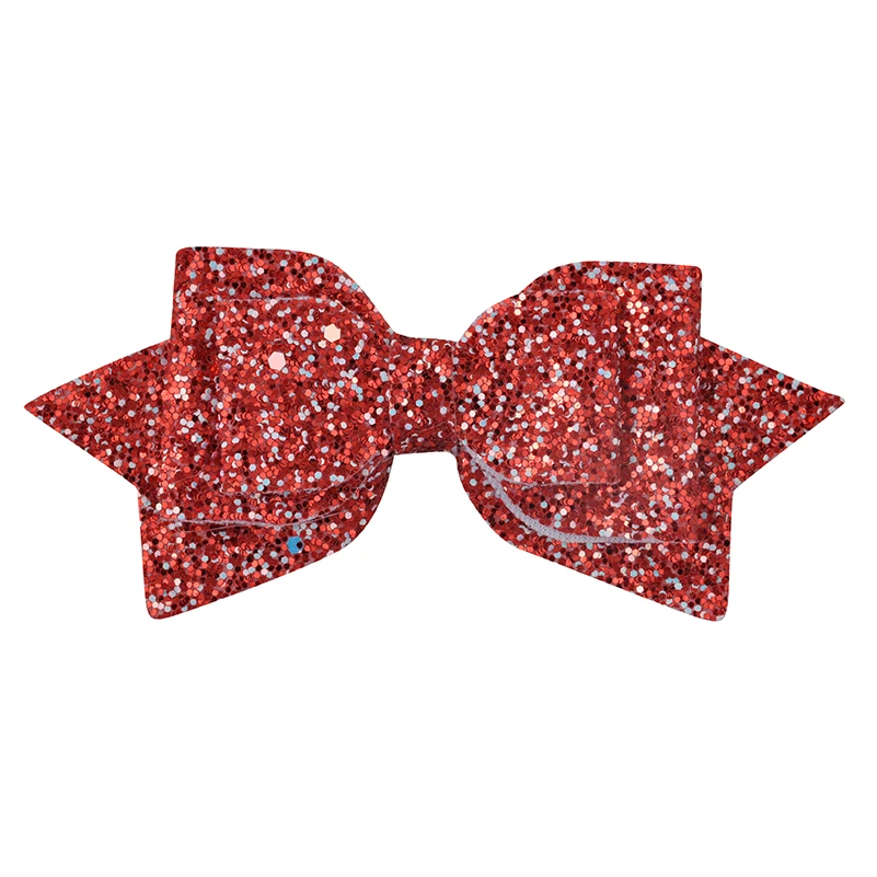 5 Inch Hair Clip Women Baby Girl Big Glitter Hair Bow Kids Hairpins Hair Clip for Children Hair Accessories Toddler Headwear