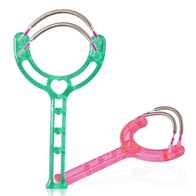 

Women Plastic Face Roller Hair Removal Spring Facial Handheld Threading Beauty Epilator Tool 60*40*60mm