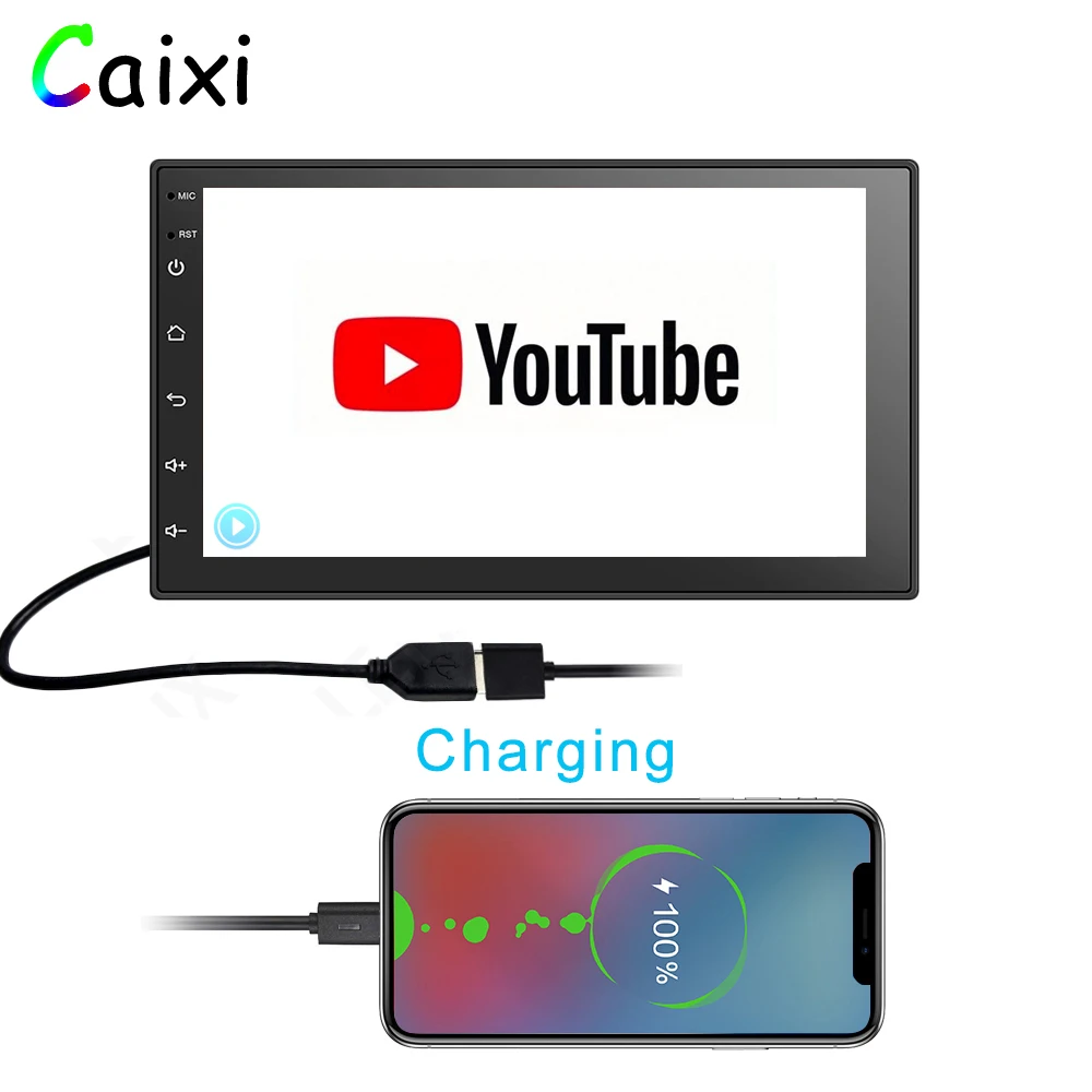2DIN автомобильный мультимедийный плеер Andriod gps навигация HD Авторадио WiFi 2 USB " автомобильный аудио Радио стерео для VW Nissan Kia toyota