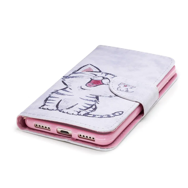 

Wekays Cover For Xiaomi RedMi 5 Cute Cartoon Cat Leather Flip Fundas Case For Coque Xiaomi RedMi 5 Plus Cover Cases RedMi5 Plus