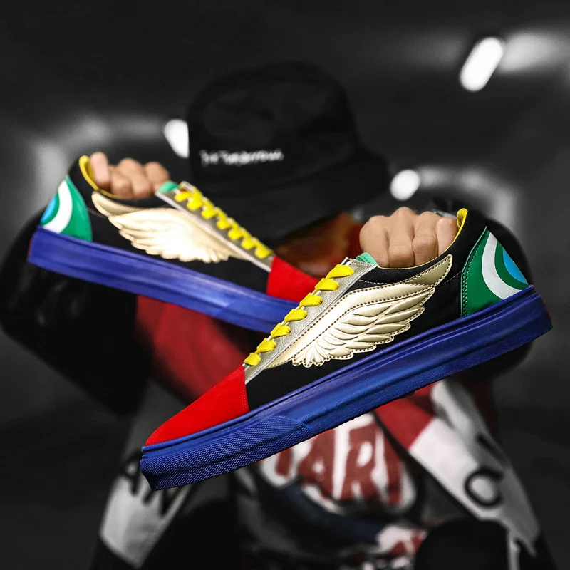 2019 Мужская парусиновая обувь модная на каждый день классический Серебряный