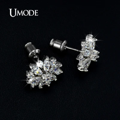 UMODE Подарок на день рождения для женщин серьги гвоздики роскошный цветочный
