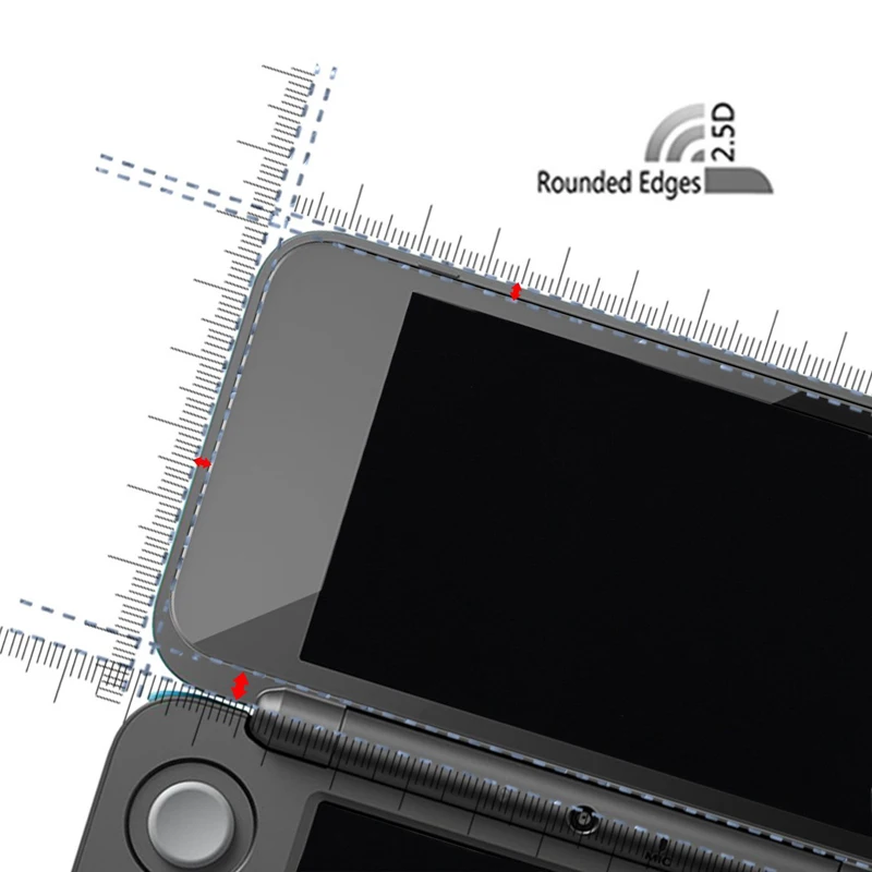 Защитная пленка для ЖК экрана прозрачная сенсорная нового 2DS LL|film screen protector|screen