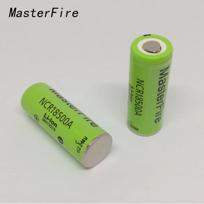 

MasterFire 2pcs/lot Original 3.7V NCR18500A 2000mah 18500 Rechargeable Li-Ion Battery Lithium Batteries Cell For Panasonic