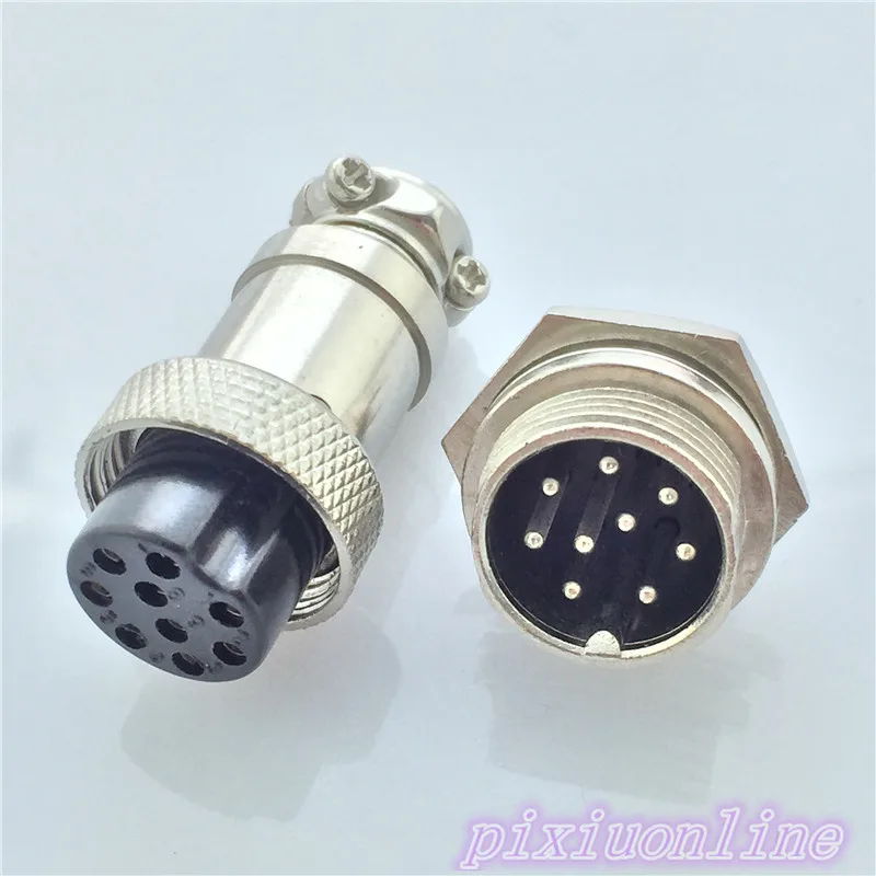 1 комплект GX16 9 Pin Мужской Женский диаметр 16 мм L77Y круговой разъем авиационный