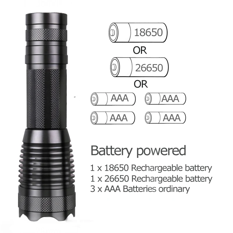 Фонарик YAGE 339C перезаряжаемый 18650 cree XML T6 светодиодный масштабируемый|xml-t6 led