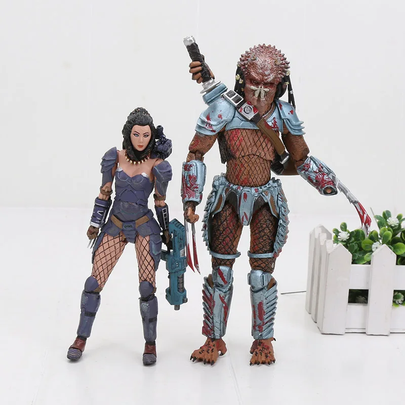 Новинка, 15-20 см, игрушки NECA Predator, серия 18, Alien vs Predator, Machiko Noguchi, хищник, ПВХ, фигурка, Коллекционная модель
