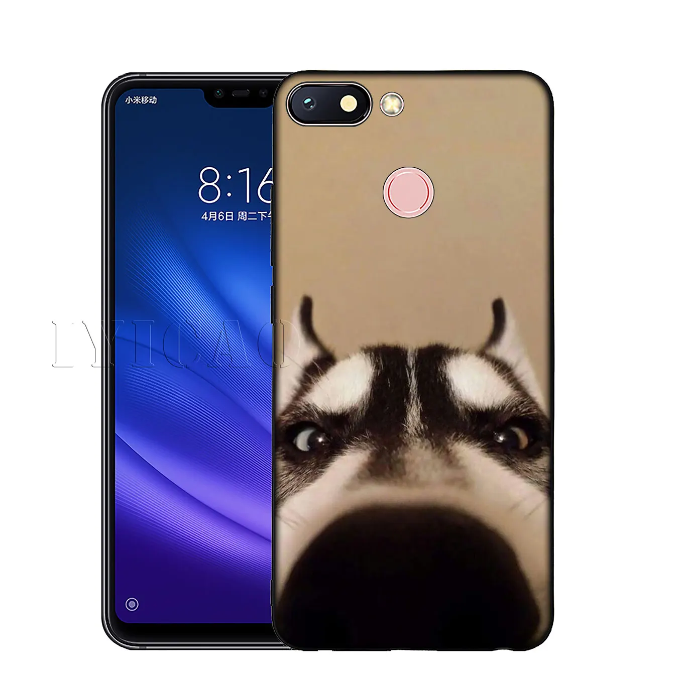 IYICAO Husky Dog cute Soft Silicone Phone Case for Xiaomi Mi 10 9 9T CC9 CC9E 8 SE A3 Pro A1 A2 Lite 6 pocophone f1 mi9 mia2 |