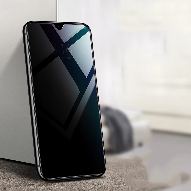 Высококачественное закаленное стекло для Xiaomi Redmi 7, антишпионская Защита экрана для Xiaomi Redmi 7, Антибликовая Защитная пленка для телефона