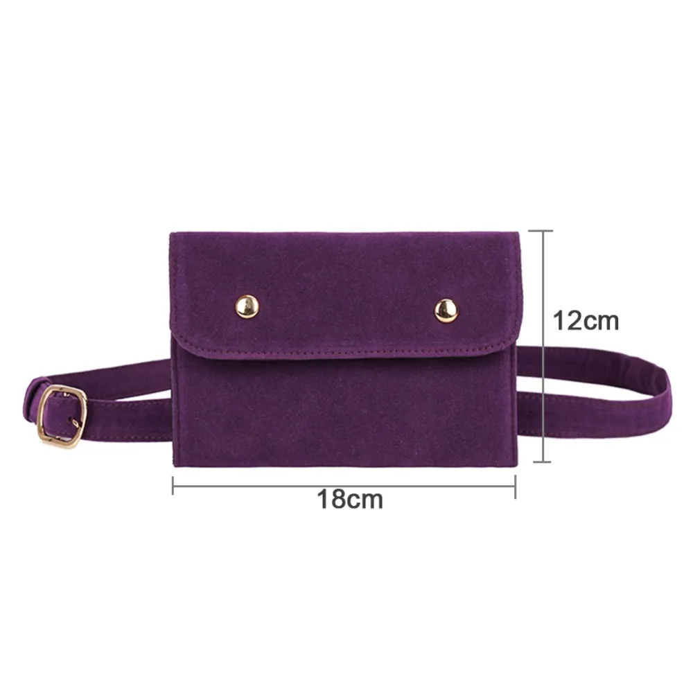 Супер мини 4 однотонных Цвета скраб кожаные поясные сумки для Для женщин Fanny Pack нагрудный ремень плечо сумка для телефона Сумки не подходит для 6/7/8 Plus