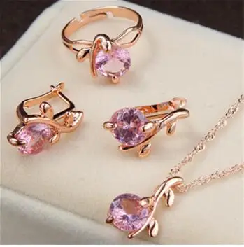 F447 ZOSHI модное ожерелье, серьги, кольцо, Свадебные Ювелирные наборы для женщин, синие африканские Хрустальные Бусины, Свадебный комплект ювелирных изделий - Окраска металла: F447