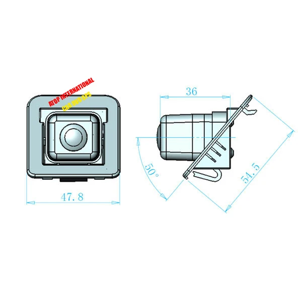 

HD CCD Car Reverse Camera for Mercedes Benz S Class Reversing Backup View High Quality Parking Line Night Vision