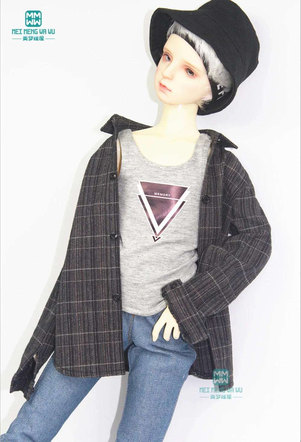 Одежда для куклы BJD подходит 1/3 BJD кукла Мода вязаный жилет с несколькими узорами