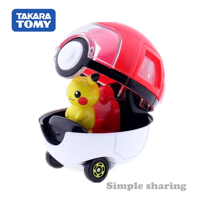 Takara Tomy Dream Tomica R10 ездить на Пикачу Карманный Монстр мяч забавные фигурки покемонов