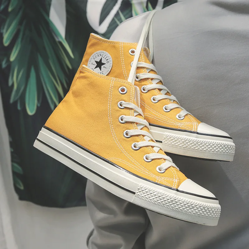 2019 High Top Canvas Men Shoes Sneakers Espadrilles Spring Autumn Lace Up Casual Zapatillas Sapato Masculino | Обувь