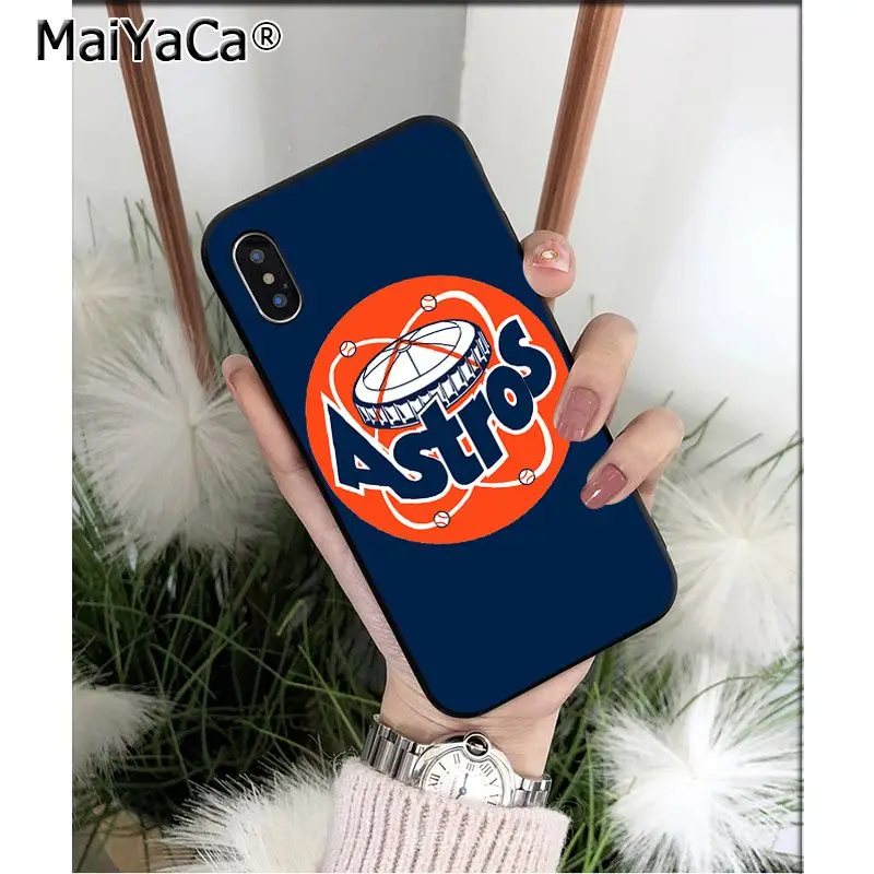 A15 MaiYaCa Хьюстон Астрос ТПУ Мягкие аксессуары для телефонов чехол для телефона для Apple iPhone 8 7 6 6S Plus X XS MAX 5 5S SE XR чехол - Цвет: A15