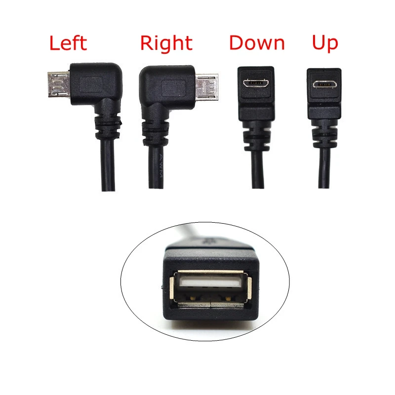 20 см 90 градусов прямоугольный Micro USB 2 0 5Pin штекер A левый вверх и вниз удлинитель