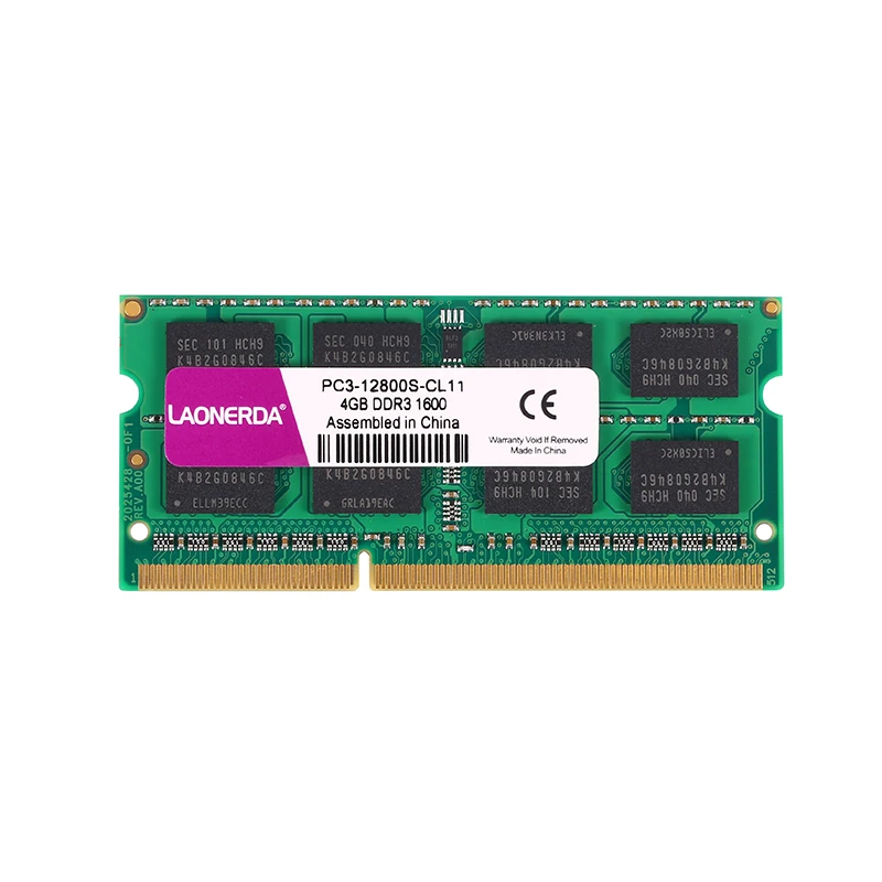 Ноутбук 1 35 в DDR3L ram 4 ГБ 8 1333 МГц 1600 ноутбук SO DIMM памяти для Intel или AMD 204Pin la memoria del