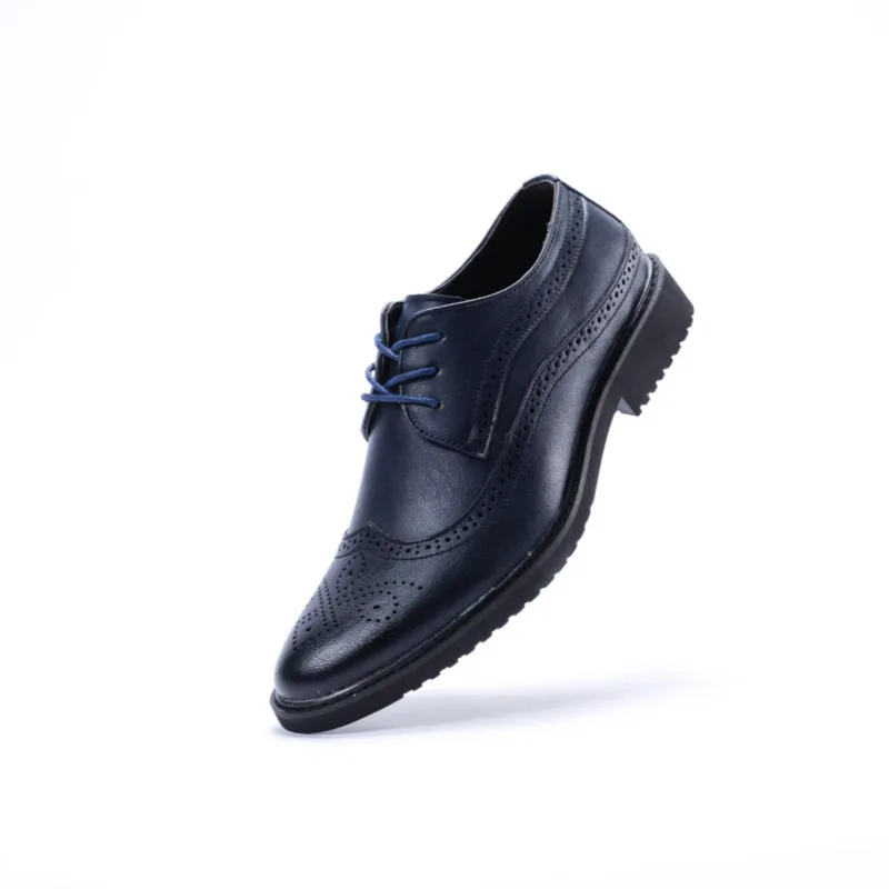 2018 Men Soft Comfort Leather Shoes Men's Spring New Fashion Style Minimalist Design Business Dress Casual Flat | Обувь