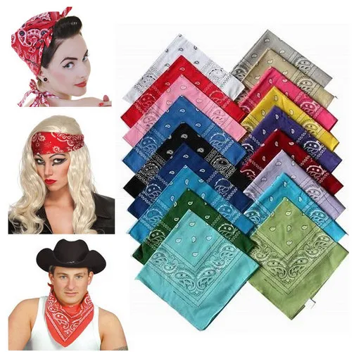 Бандана Пейсли Хлопок головной убор повязка на голову Durag бандана летний