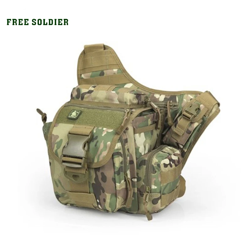 FREE SOLDIER Альпинистская тактическая сумка через плечо с мешком седла высшего